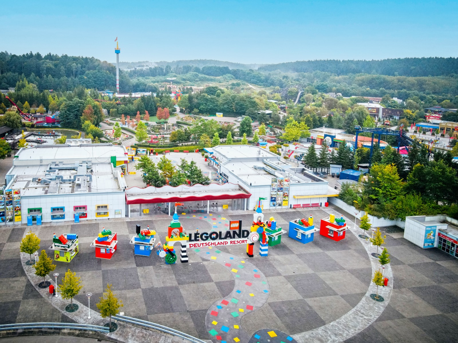 LEGOLAND® Deutschland Resort aus der Vogelperspektive